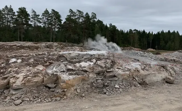 Entreprenadsprängning